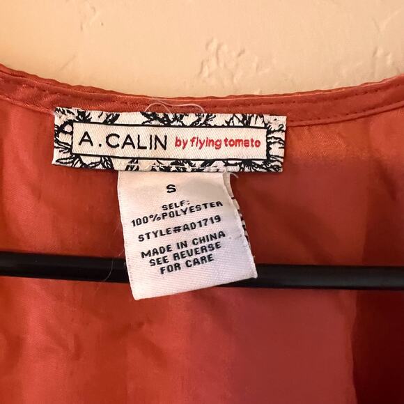 A. Calin by Flying Tomato Pleated Dress Small - Picture 4 of 4